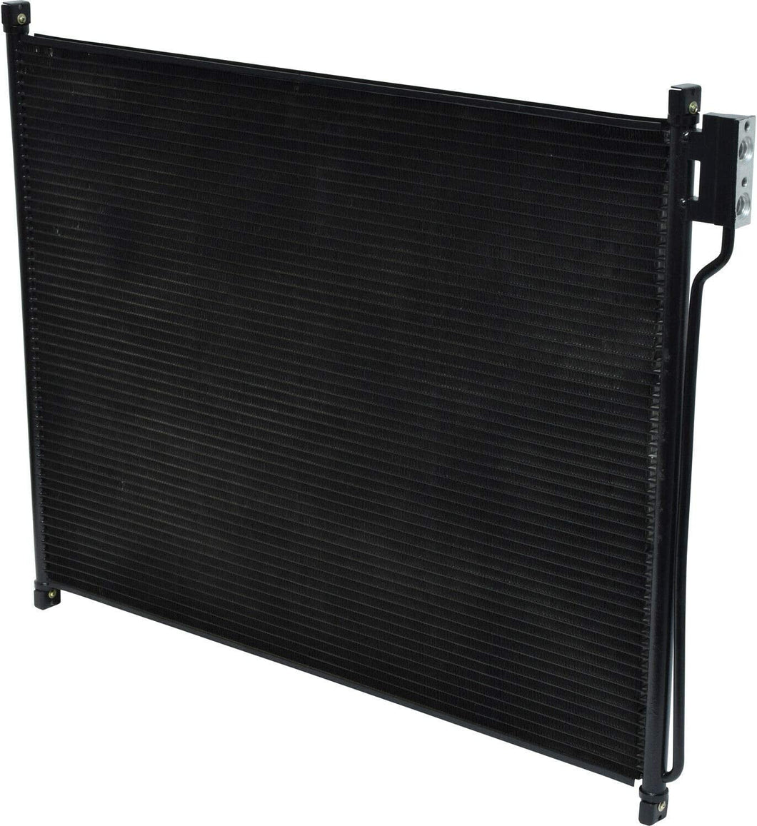 Henge Auto Aluminum AC Condenser Compatible with 2000-2005 Ford Excursion,1999-2007 Ford F250/350/450/550 Super Duty Replaces 6C3Z19712AA FO3030137